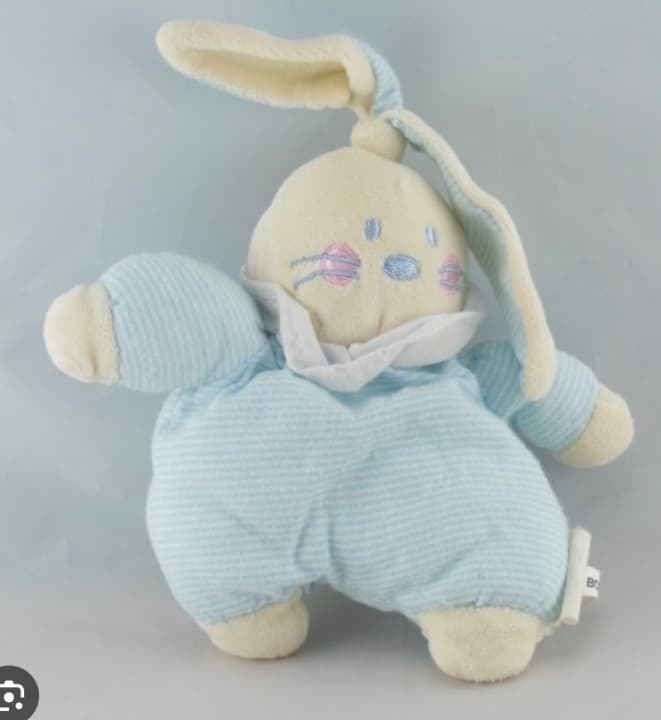 LAPIN BENGY RAYURE BLEU