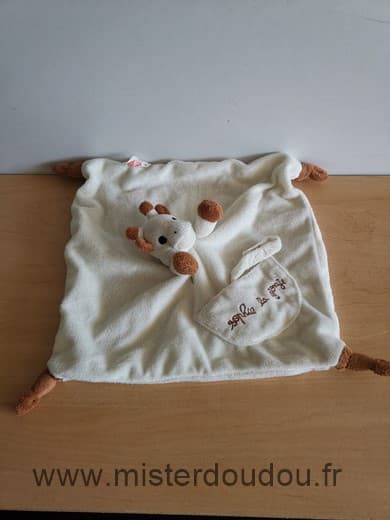 Vulli Girafe Sophie la girafe ecru attache tetine - Très bon état