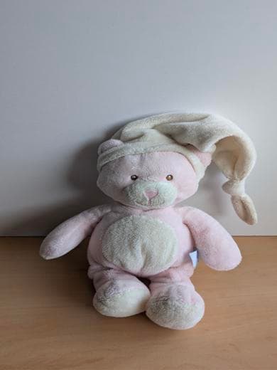 Gipsy Ours Rose bonnet blanc - Très bon état
