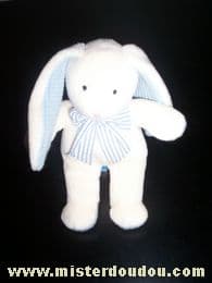 Anna club plush Lapin Blanc cassé-bleu - Très bon état