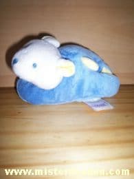 Noukie s Ours Bleu blanc jaune - Très bon état