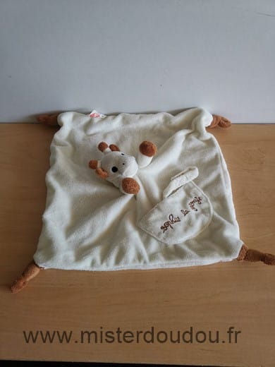 Girafe Sophie la girafe ecru attache tetine Vulli