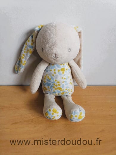 Lapin Beige ecru bleu jaune Klorane