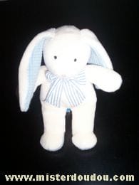 Lapin Blanc cassé-bleu Anna club plush