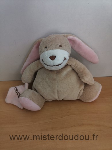 Obaibi okaidi Lapin Beige rose - Très bon état