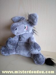 Marque Inconnue Ane Gris noir - Très bon état