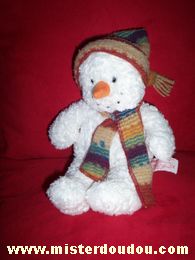 Bundles Bonhomme Blanc écharpe et bonnet en tricot - Très bon état