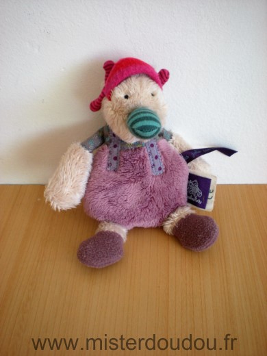 Moulin roty Canard Mauve les jolis pas beau - Très bon état