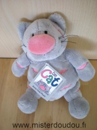 Anna club plush Chat Gris rose - Neuf