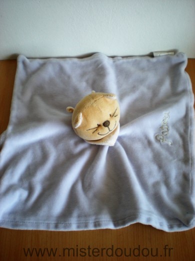 Bengy Chat Mauve foulard ecru patou - Très bon état