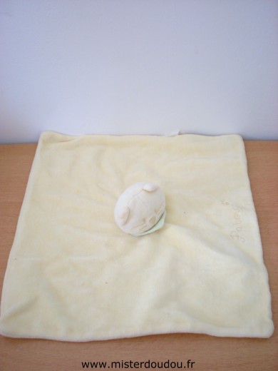 Bengy Chat Patou jaune foulard vert - Très bon état