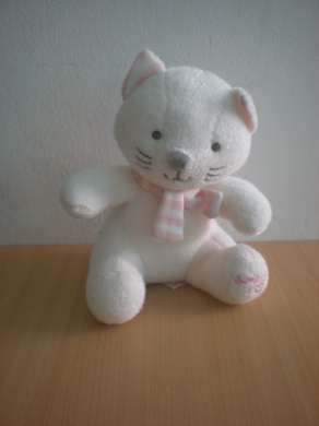 Luminou Chat Blanc rose - Très bon état