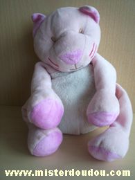 Marque Inconnue Chat Rose ventre blanc - Très bon état