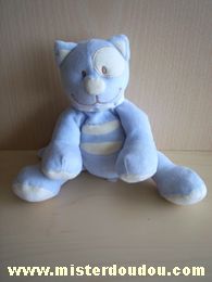 Tex Chat Bleu blanc cocard blanc - Très bon état