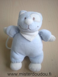 Tex Chat Bleu foulard blanc coccard blanc - Très bon état