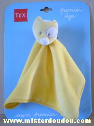 Tex Chat Jaune cocard blanc - Neuf