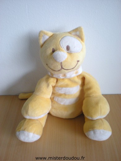 Tex Chat Jaune cocard blanc - Très bon état