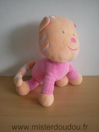 Marque Inconnue Chat Rose orange - Très bon état