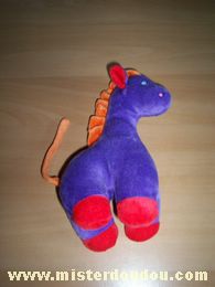 Marque Inconnue Cheval Violet orange rouge - Très bon état