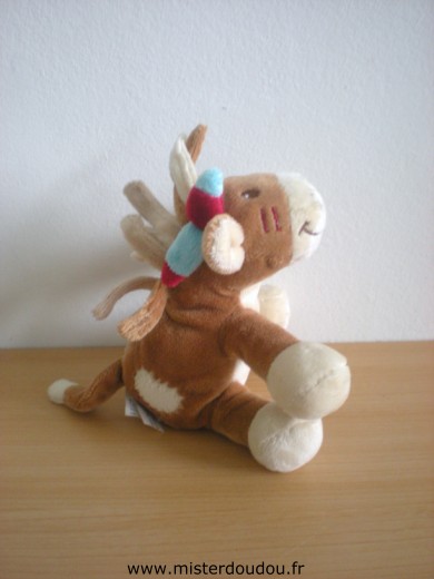 Noukie s Cheval Pinto marron beige - Très bon état