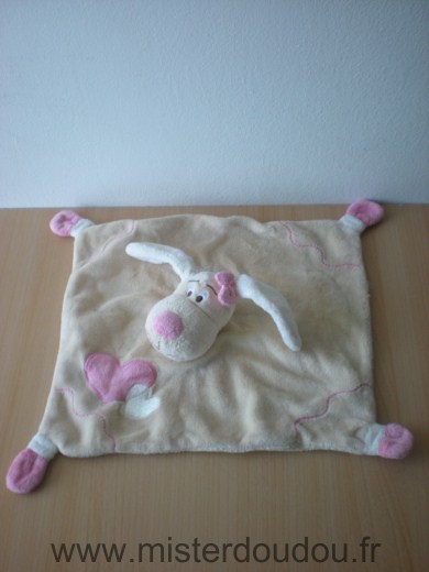Marque Inconnue Chien Beige coeur rose - Très bon état