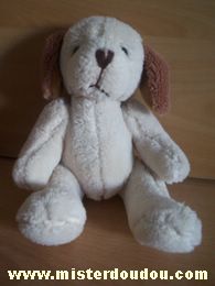 Marque Inconnue Chien Beige oreilles marrons - Très bon état
