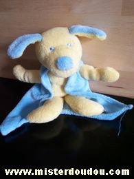 Marque Inconnue Chien Jaune cape bleue - Etat moyen