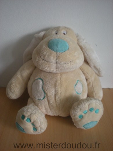 Anna club plush Chien Jaune bleu - Très bon état