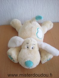 Anna club plush Chien Jaune bleu blanc - Très bon état