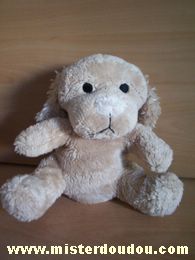 Bébisol Chien Beige nez écru - Très bon état