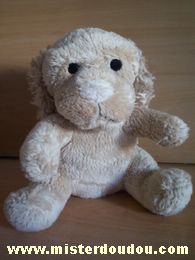 Bébisol Chien Beige nez écru - Très bon état