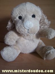 Bébisol Chien Beige nez écru - Très bon état