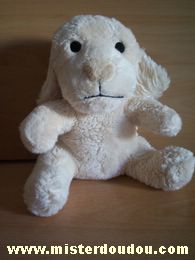 Bébisol Chien Ecru nez beige - Très bon état
