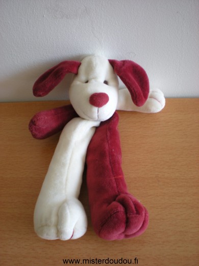 Cmp Chien Blanc bordeau - Très bon état