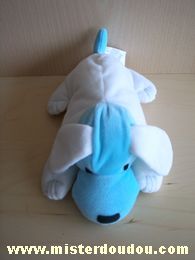 Marque Inconnue Chien Blanc bleu - Très bon état