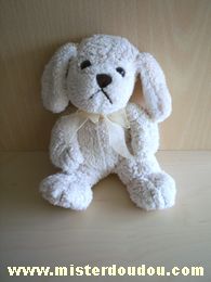 Marque Inconnue Chien Ecru - Etat moyen