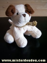Marque Inconnue Chien Ecru-marron - Très bon état
