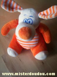 Marque Inconnue Chien Orange blanc - Très bon état