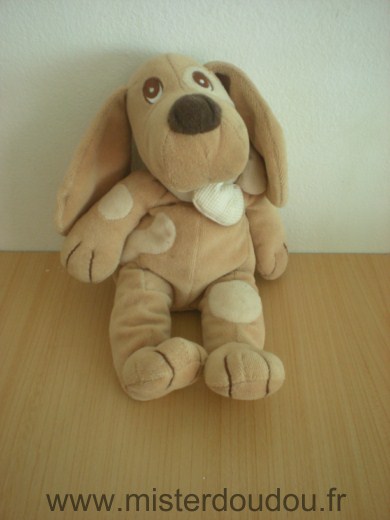 Priscilla larsen Chien Beige taches blanches - Très bon état