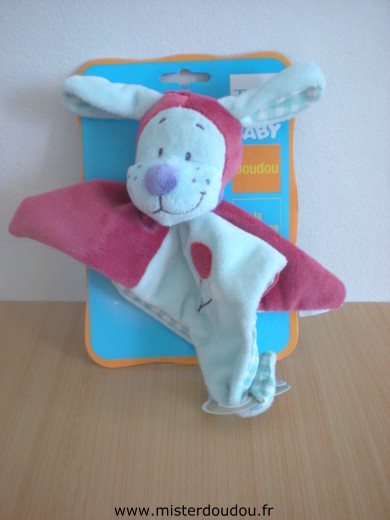 Tex Chien Bleu rouge 2 ballons brodés - Neuf