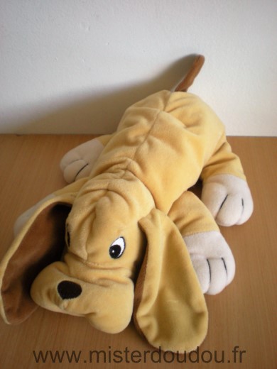 Yves rocher Chien Jaune blanc marron - Très bon état