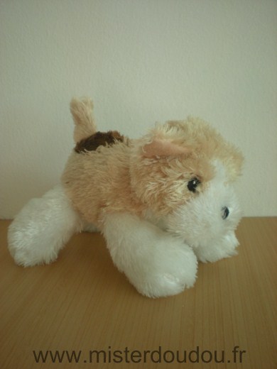 Marque Inconnue Chien Beige blanc marron pouet dans le ventre - Très bon état