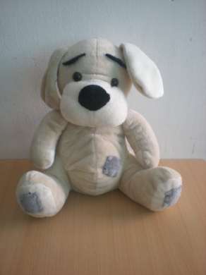 Marque Inconnue Chien Beige piece grise - Très bon état
