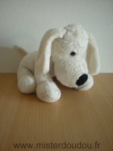 Marque Inconnue Chien Blanc nez noir - Très bon état