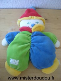Marque Inconnue Clown Vert bleu rouge jaune - Très bon état