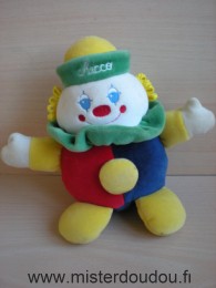 Chicco Clown Bleu jaune vert rouge - Très bon état
