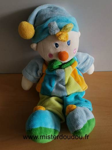 Mgm Clown Bleu vert jaune - Très bon état