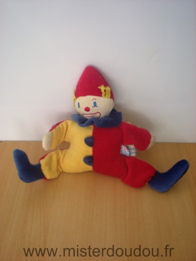 Sucre d orge Clown Jaune rouge bleu - Très bon état