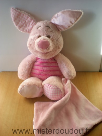 Disney Cochon Porcinet rose mouchoir rose - Très bon état
