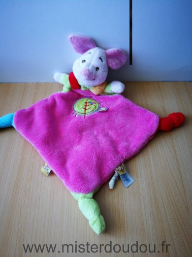 Disney Cochon Porcinet rose vert - Très bon état